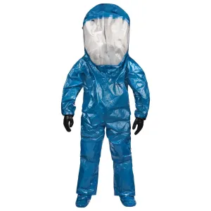 INT650WB-4XL Lakeland Suit Interceptor®, Chemical, Wide-Vision, Blue