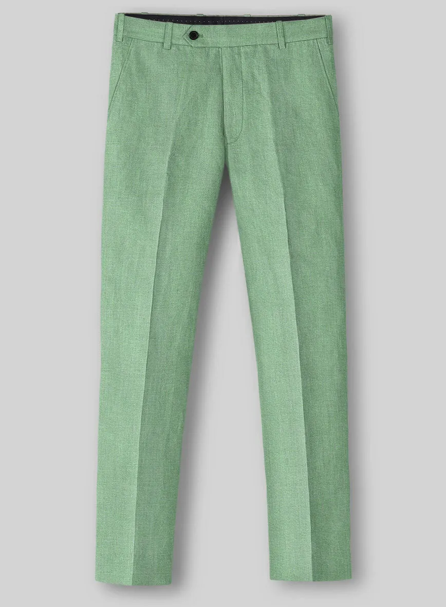 Italian Linen Mojito Green Suit