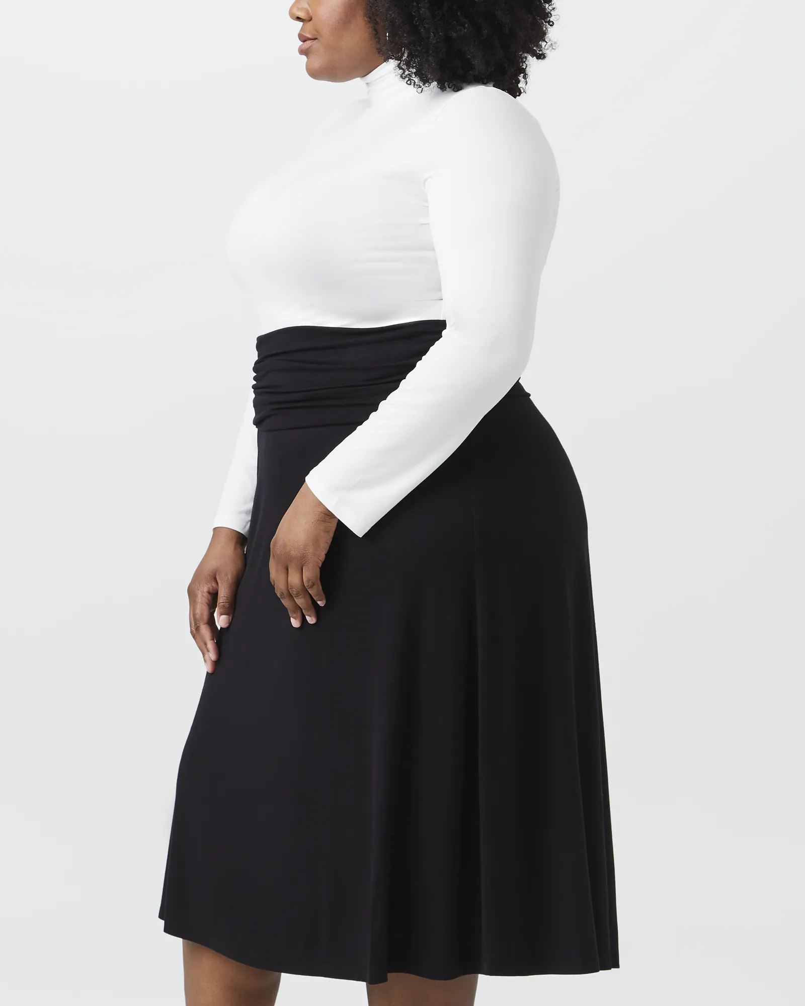 Jaan Midi Skirt | Black