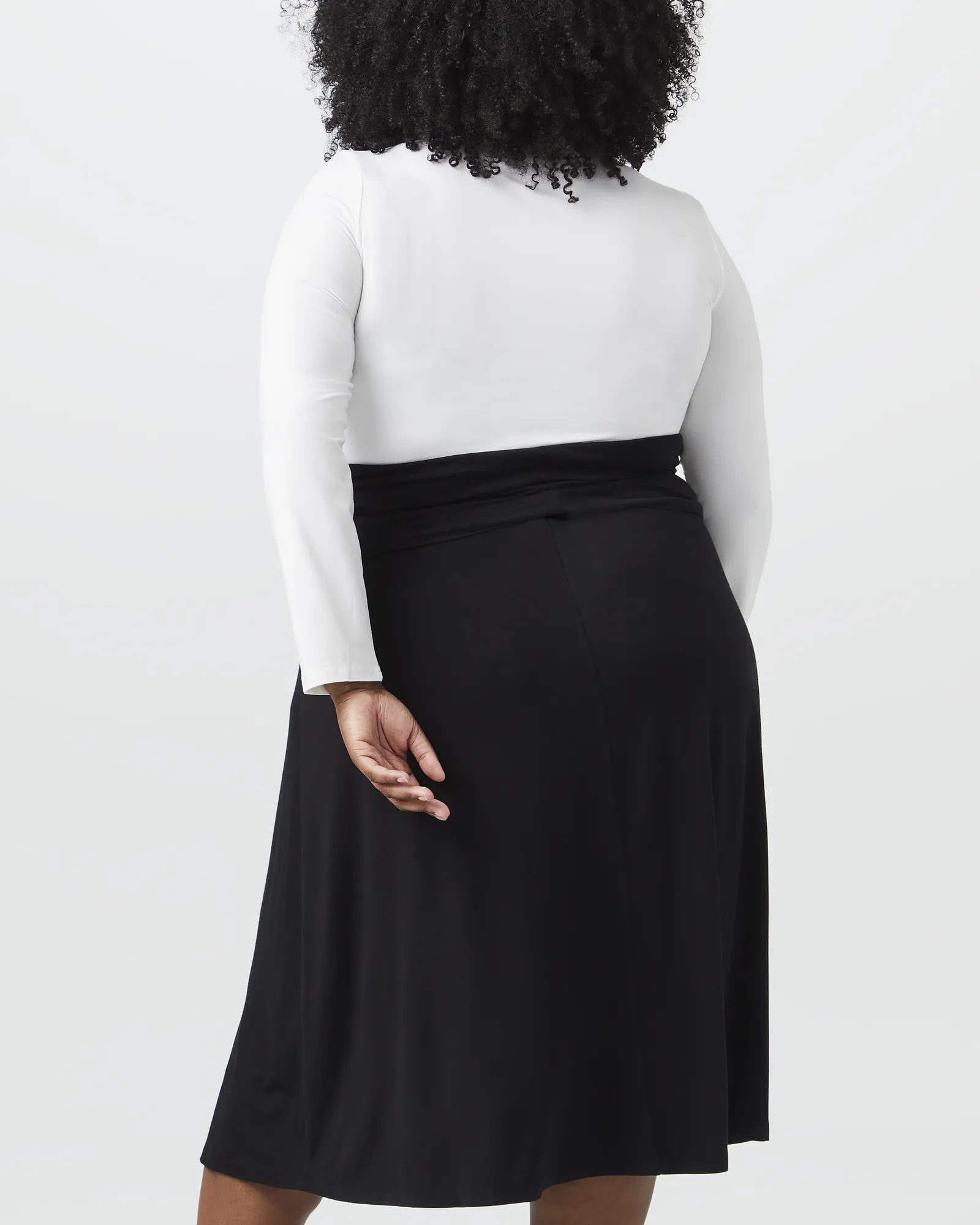 Jaan Midi Skirt | Black