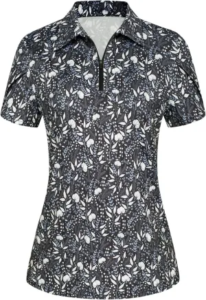JACK SMITH Women's Golf Shirts Short Sleeve UPF50 Workout Tops for Women Moisture Wicking Dry fit Polo Shirt