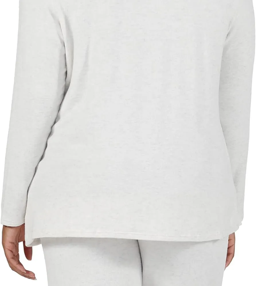 LA CERA Women's Open Front Casual Long Sleeve Knit Classic Sweaters Comfortable Brushed Cascase Cardigan