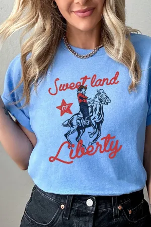 Land Of Liberty Short Sleeve Relaxed Fit T-Shirt