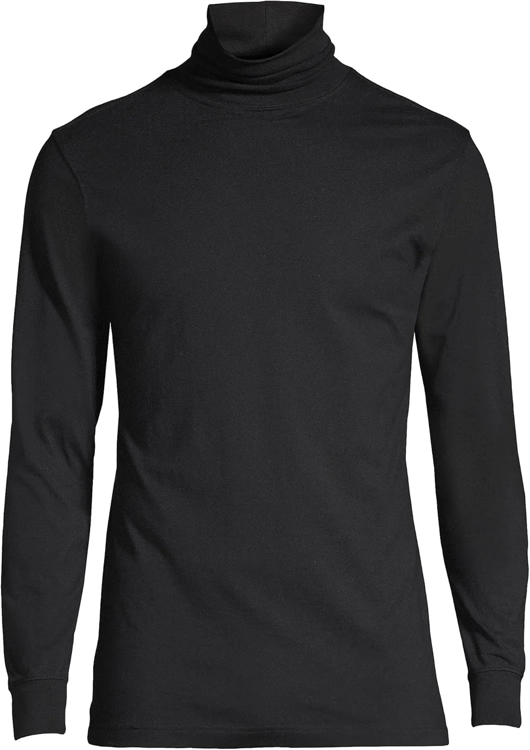 Lands' End Men's Super-T Cotton-Blend Turtleneck Shirt