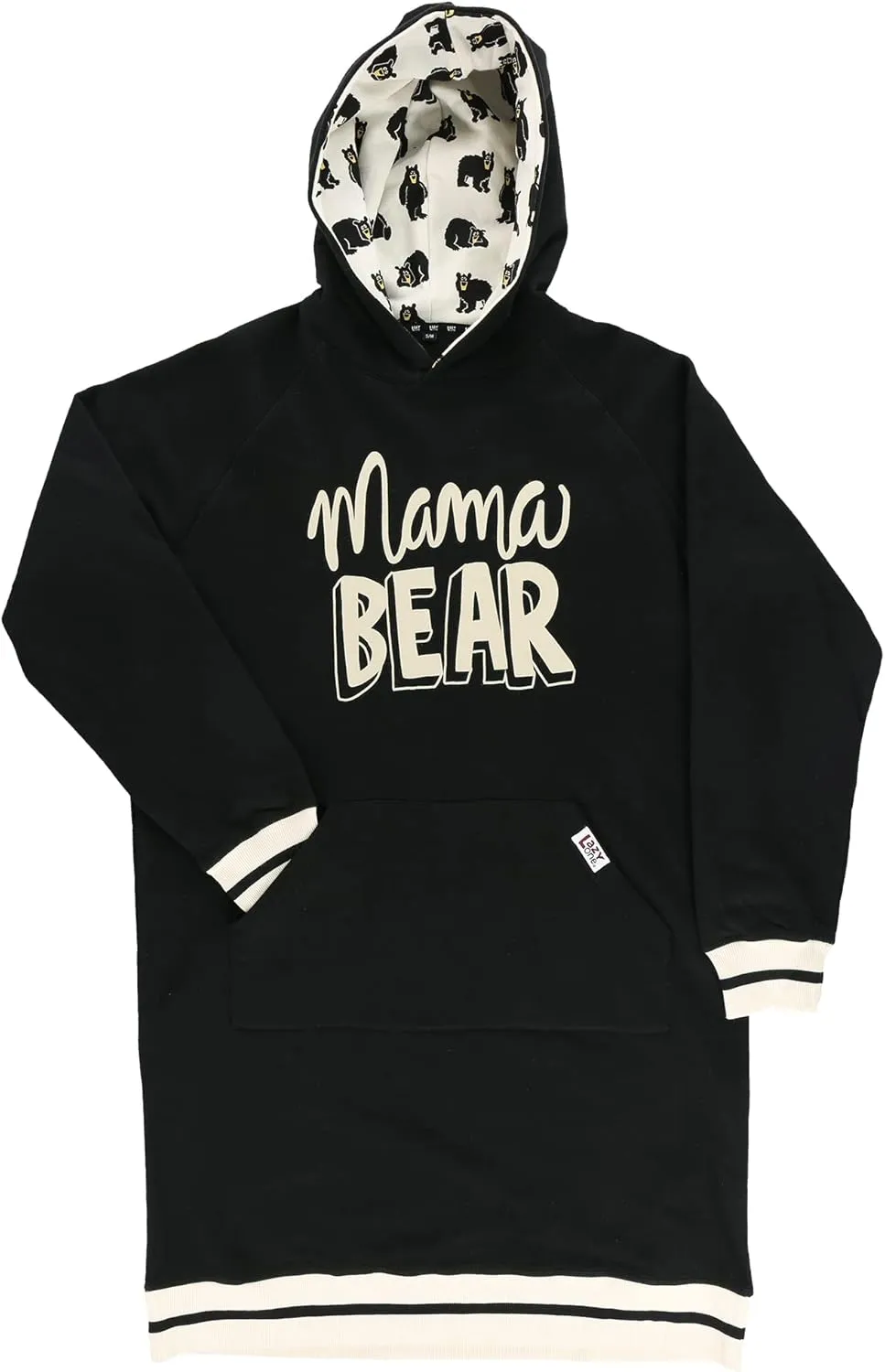 Lazy One Oversized Hoodie Sweatshirt, Comfortable Sleepwear, Sweater Dress for Women