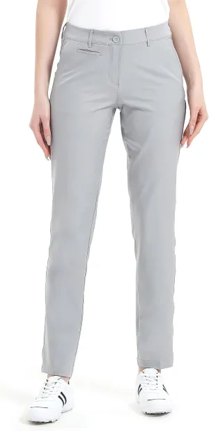 Lesmart Womens Pants Golf Stretch Lightweight Breathable Quick Dry Work Ladies Golf Pants with Pockets
