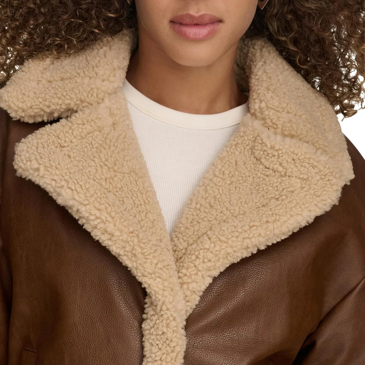 Levi's Women's Faux Leather Sherpa Lined Moto Jacket