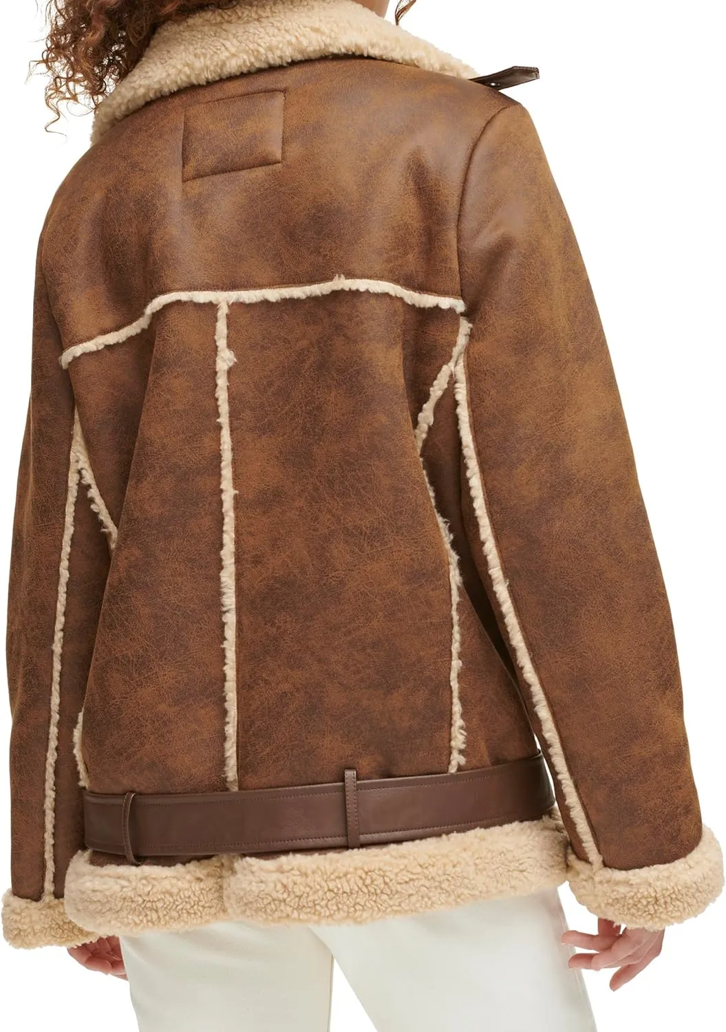 Levi's Women's Faux Shearling Moto