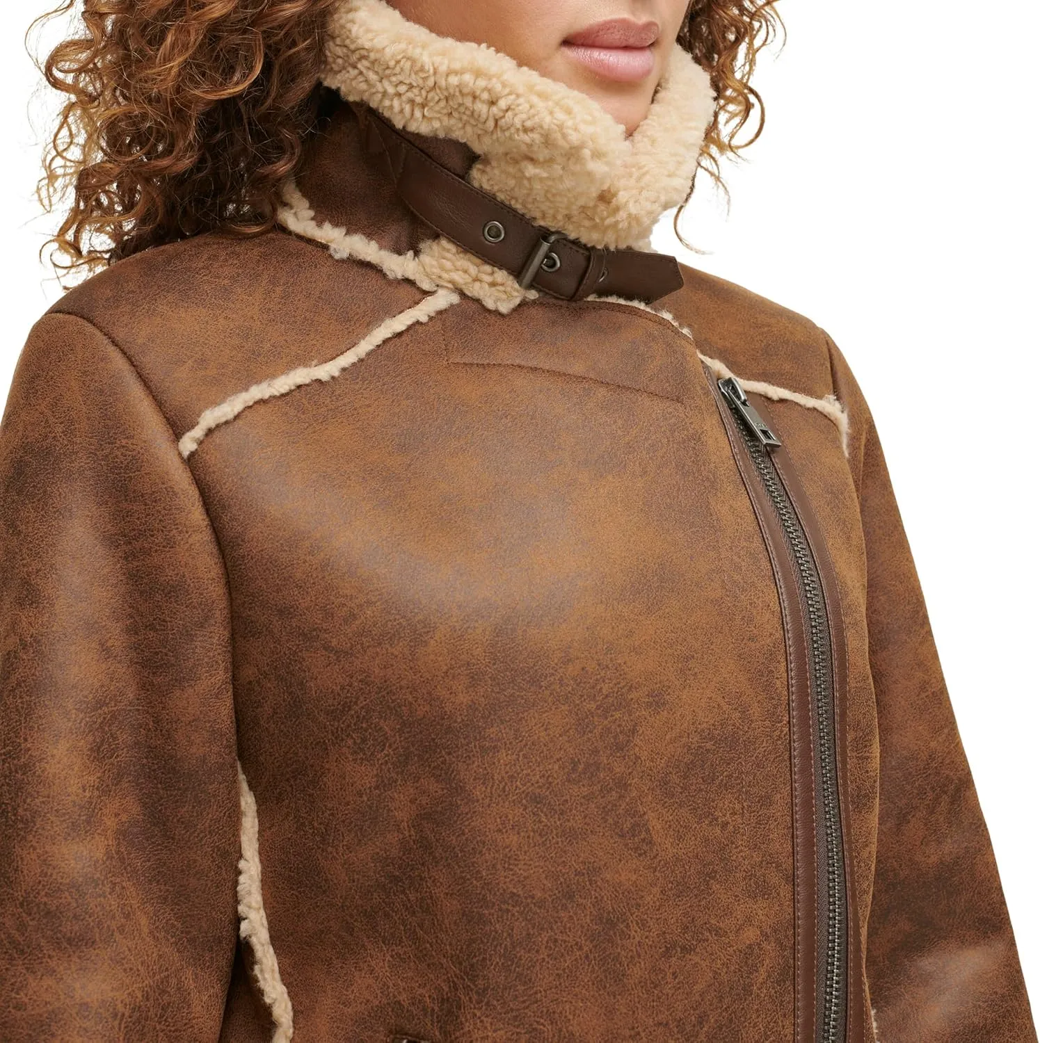 Levi's Women's Faux Shearling Moto