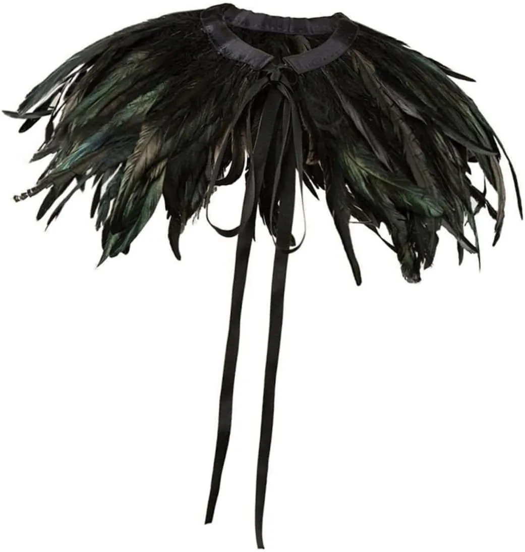 LIFKOME Cloak Gothic Cape Lace Dress Accessory Comfortable Wrap for Parties Dress-up