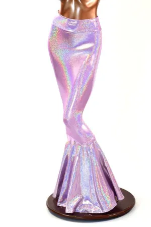 Lilac High Waist Mermaid Skirt
