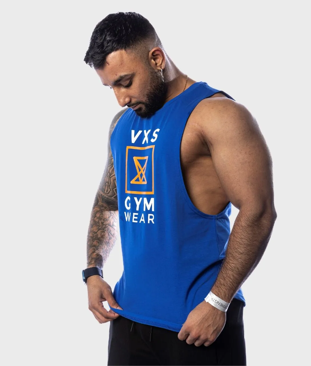 LOGO Sleeveless [Blue]