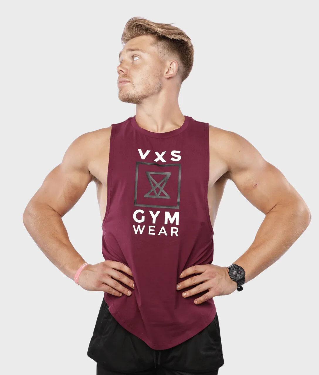 LOGO Sleeveless [Burgundy]