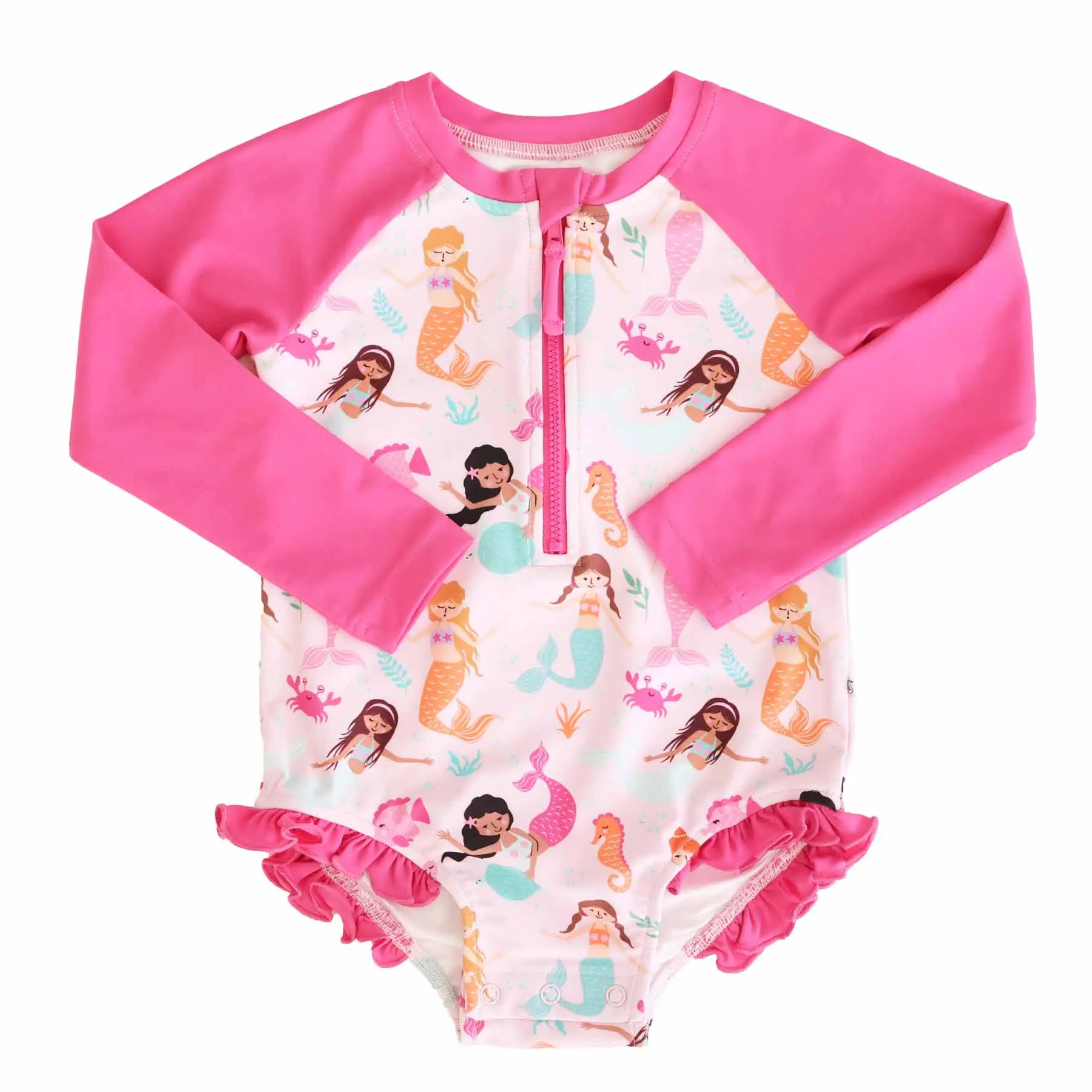 Long Sleeve Rash Guard with Front Zipper | Best Sellers
