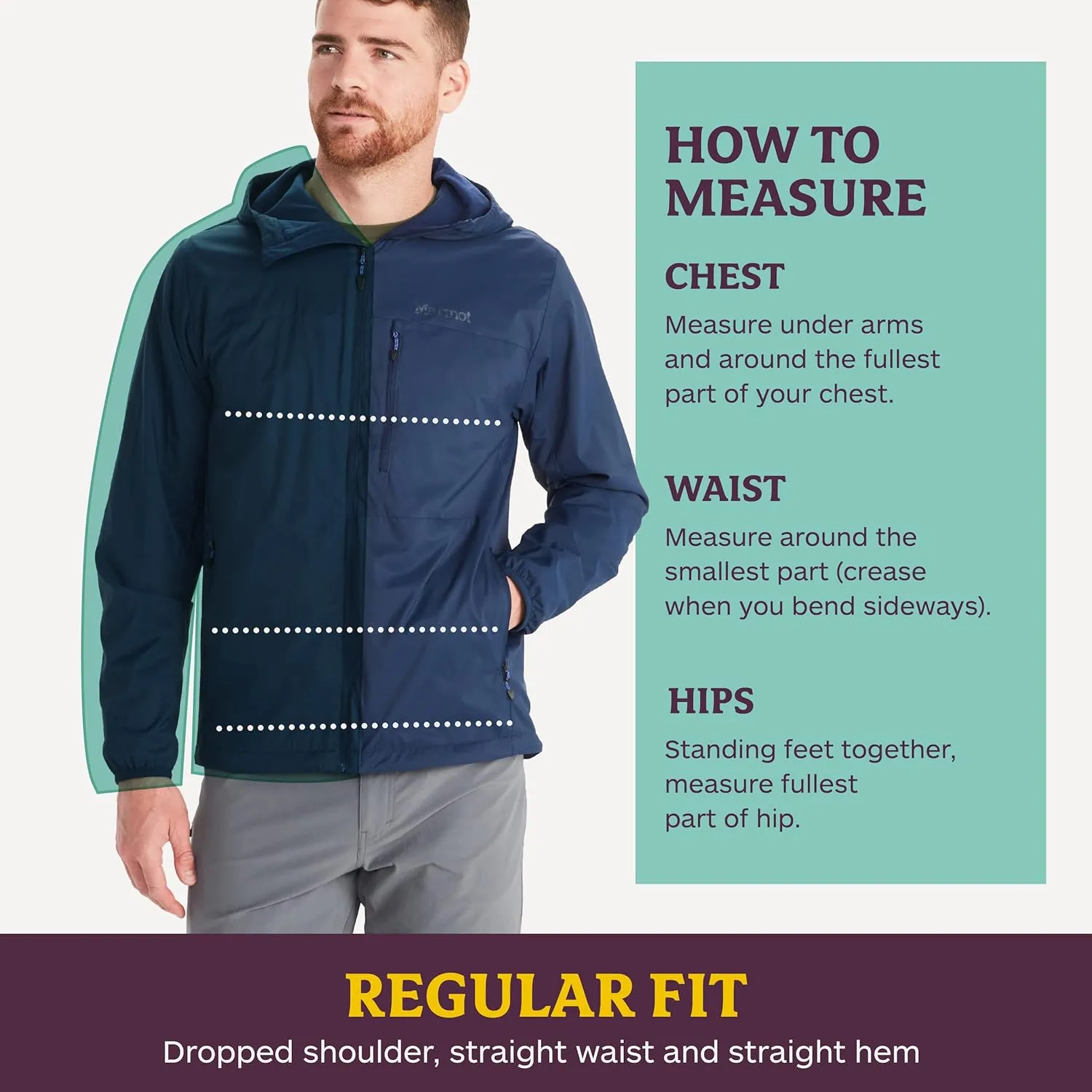 MARMOT Men's Ether Driclime Hoody - Breathable, Comfortable, Packable Windbreaker Jacket with Hood