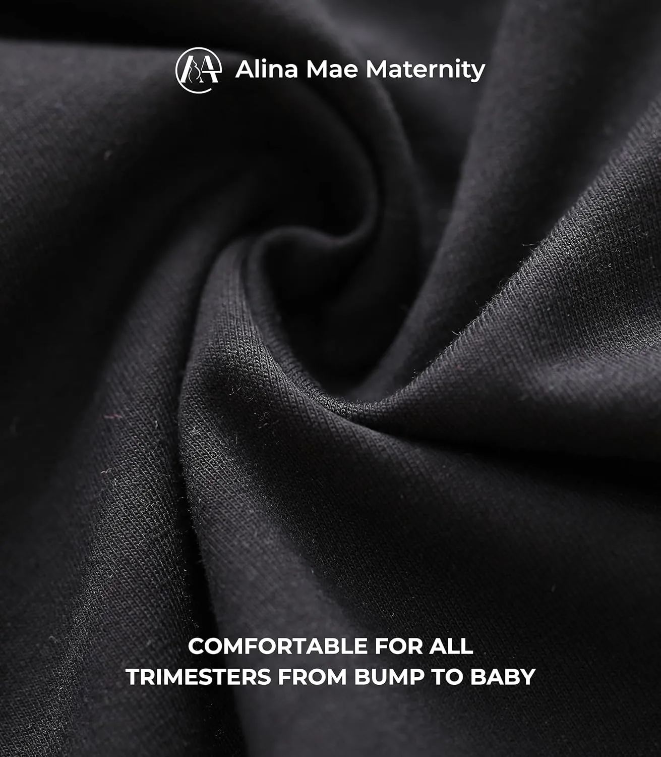 Maternity Wide Leg Pants Comfortable Stretch Over-Bump Women Pregnancy Casual Capris for Work
