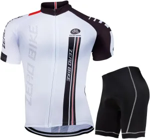 Men Breathable Quick Dry Comfortable Short Sleeve Jersey   Padded Shorts Cycling Clothing Set Cycling Wear Clothes