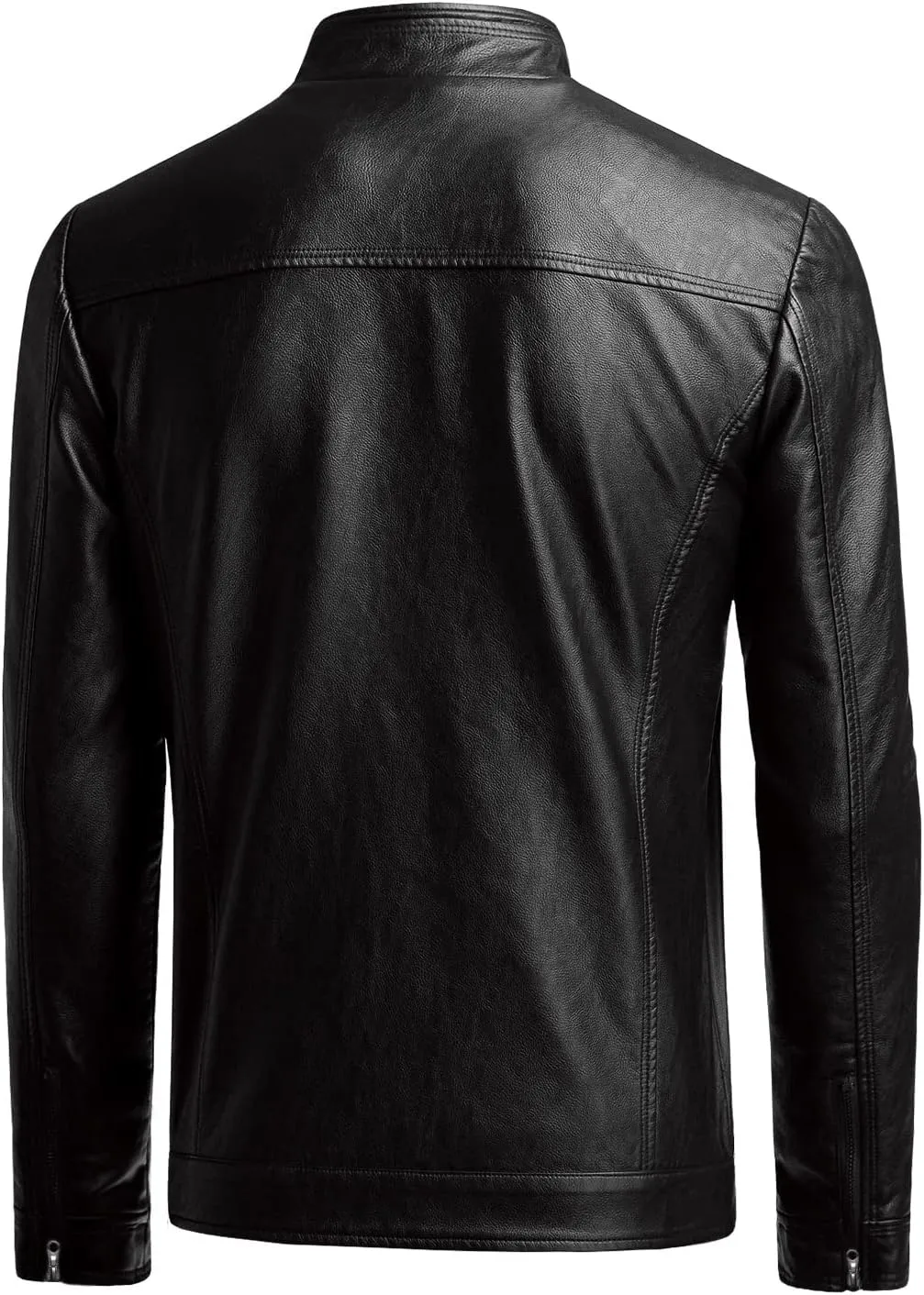 Men's Casual Faux Leather Jacket