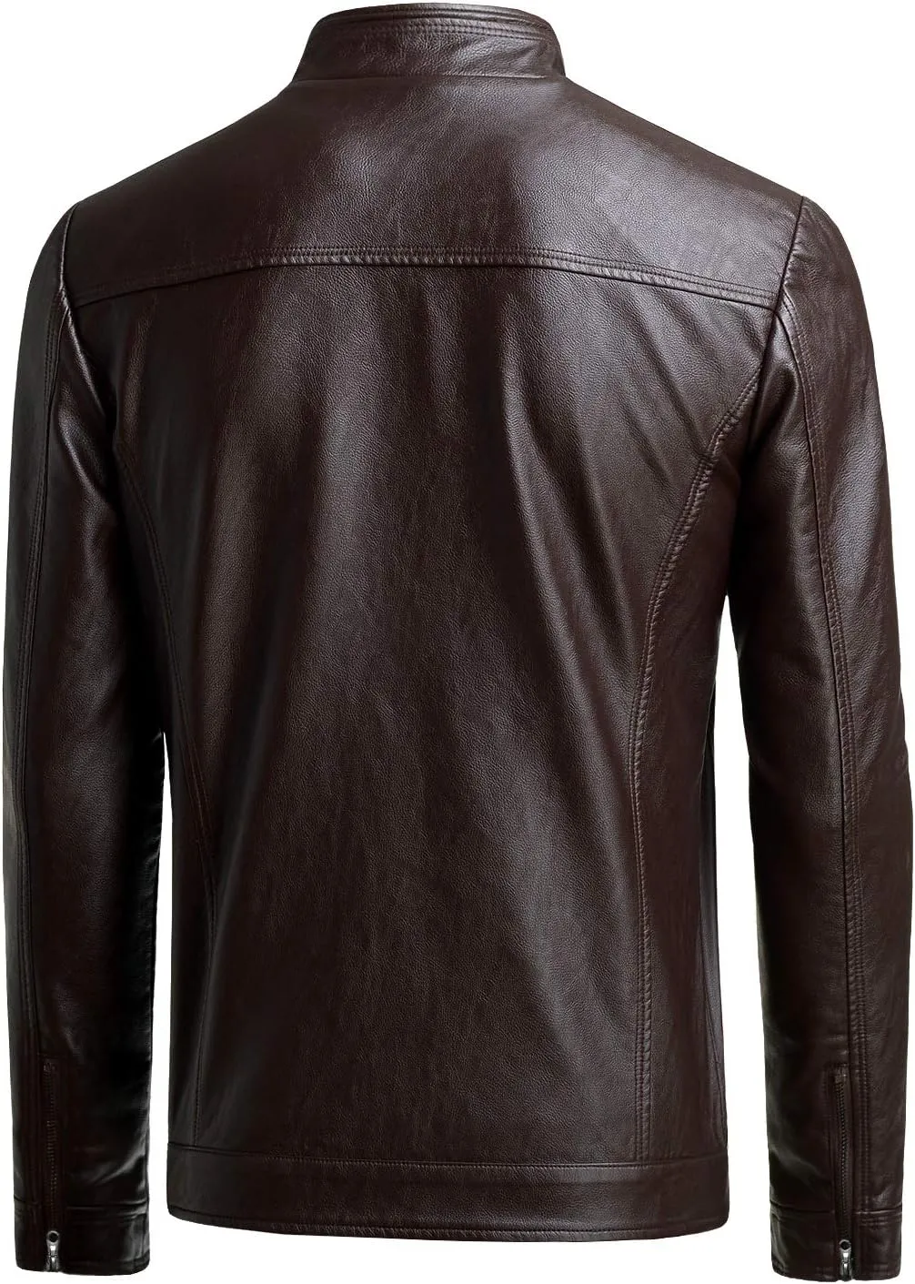 Men's Casual Faux Leather Jacket