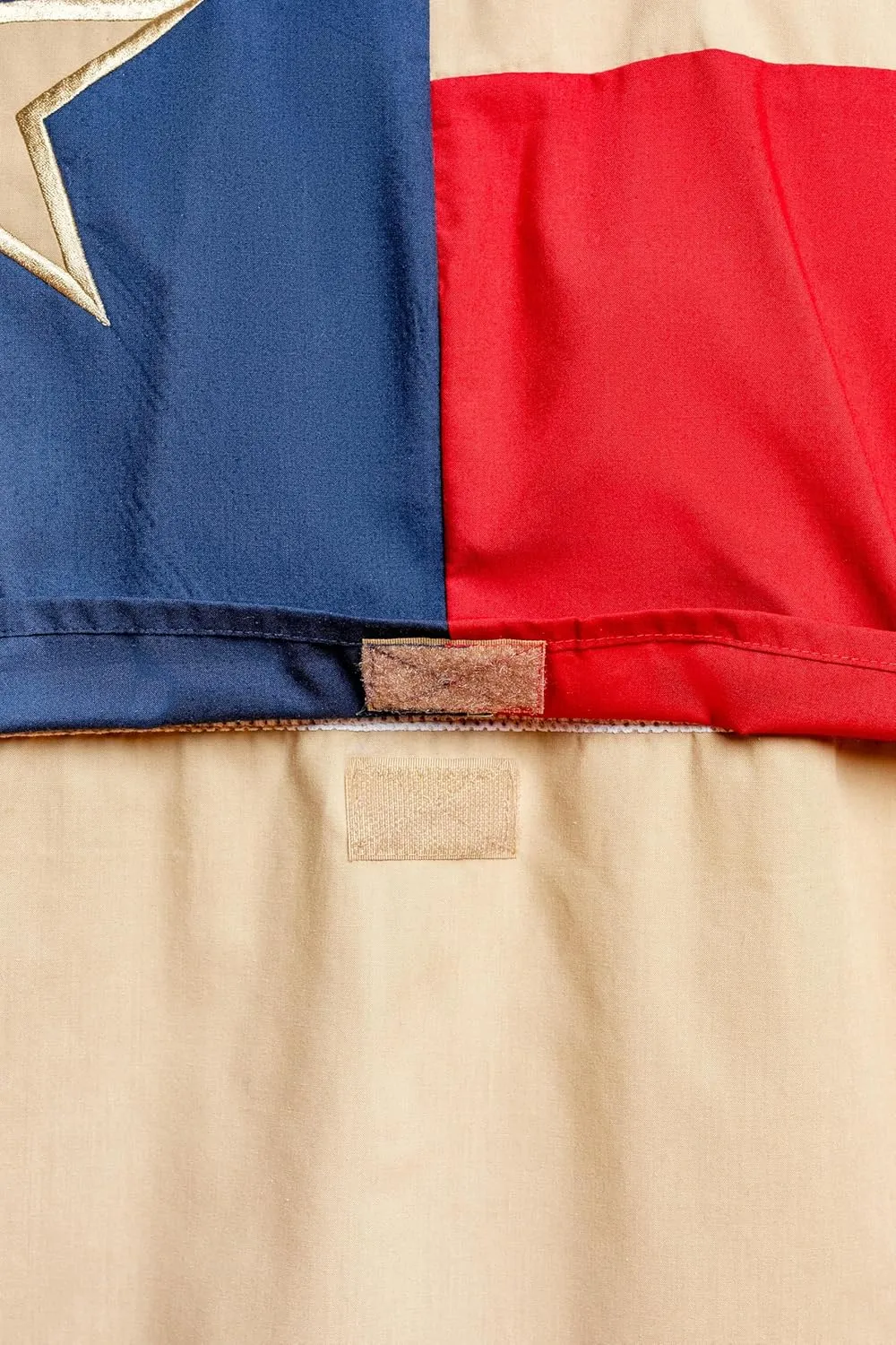 Men's Khaki Texas Flag Fishing Shirts Short Sleeves