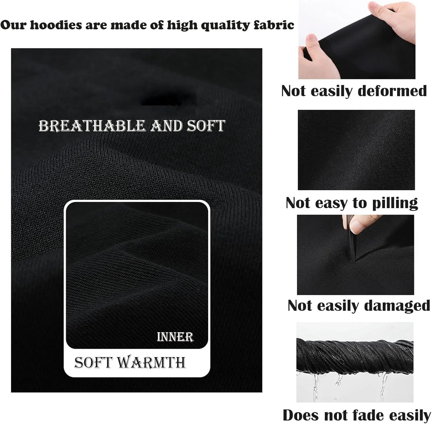 Men's Sweatshirt Hoodie for men Midweight Pullover Pocket Soft cotton polyester Blend Drawstring Heavyweight
