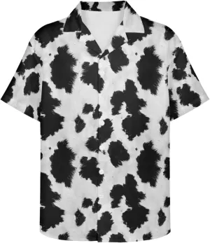 Mens Tropical Shirts Short Sleeve Button Down Shirt, Size 2XS-7XL
