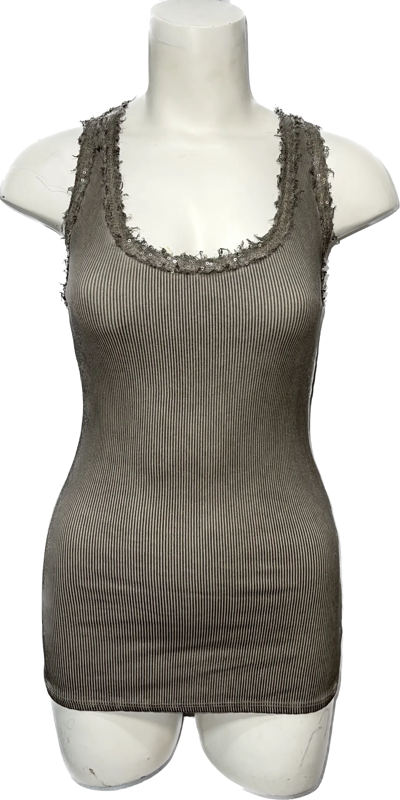 Mineral Washed Sequin Tank