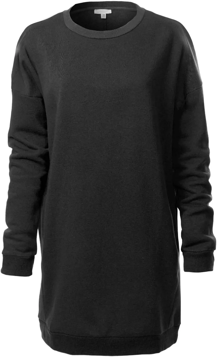 MixMatchy Women's Oversized Sweatshirts Crewneck Long Sleeve Tunic Pullover Fleece Sweater S-3X