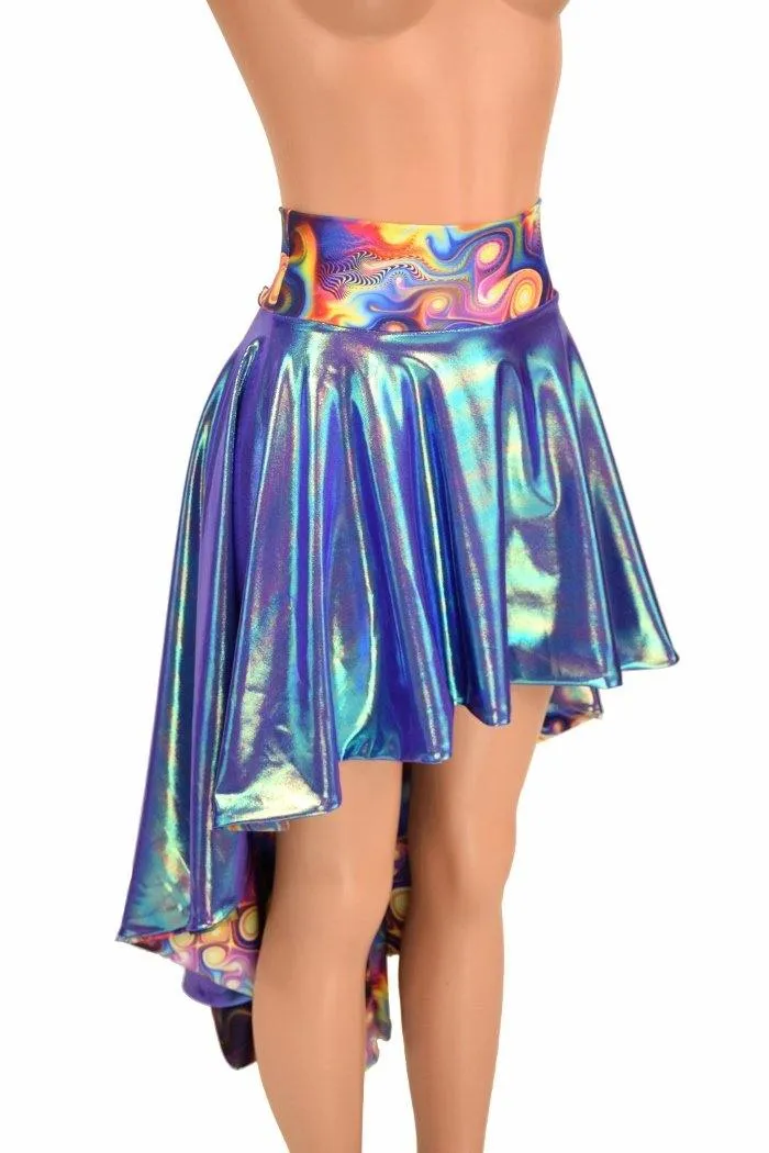 Moonstone & Meteorite Hi-Lo Flip Skirt