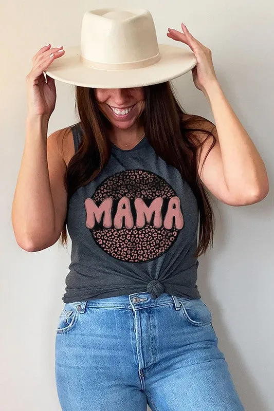 Mother's Day Mama Circle Muscle Tank Top