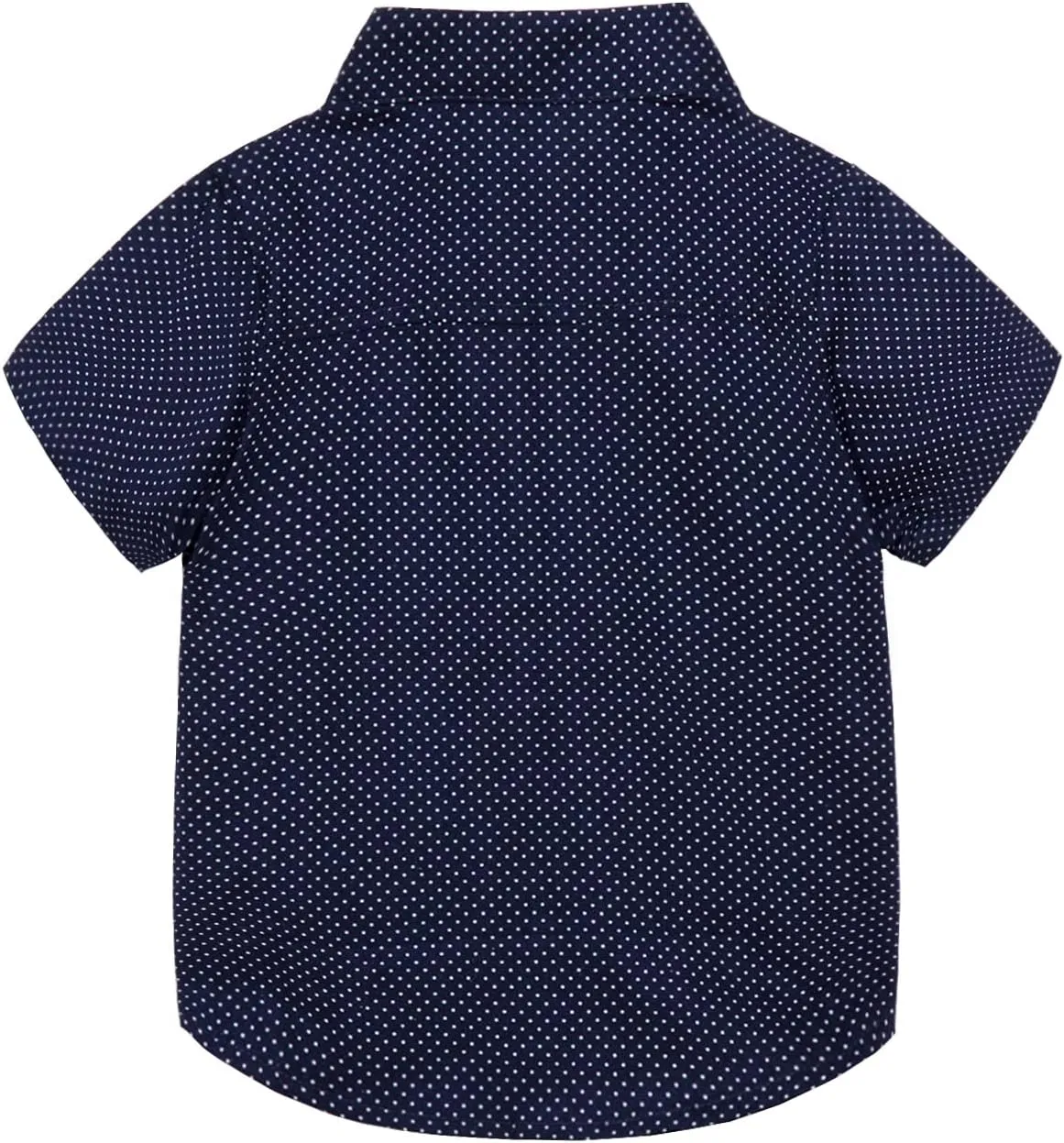 Mud Kingdom Little Boys Dress Shirts Short Sleeve Cute Summer