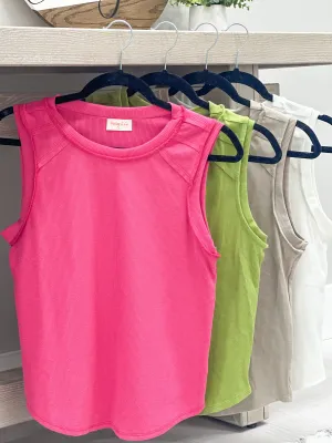 Multiple Colors - Hailey Ribbed Tanks