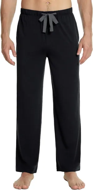 NACHILA Men's Pajama Pants-Viscose Made from Bamboo,Soft Sleep Bottoms Stretchy Sweatpants with Pockets