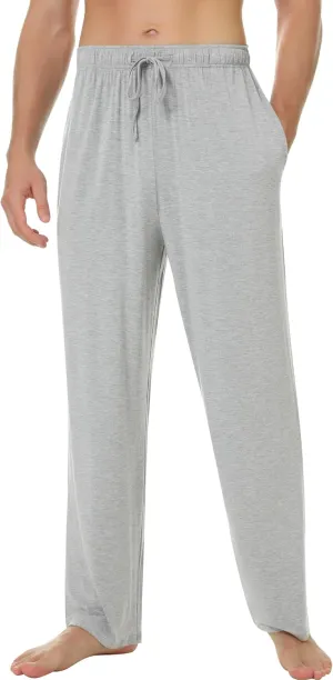 NACHILA Men's Pajama Pants-Viscose Made from Bamboo,Soft Sleep Bottoms Stretchy Sweatpants with Pockets
