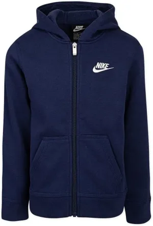 Nike Boy's Club Fleece Full Zip Hoodie (Little Kids)
