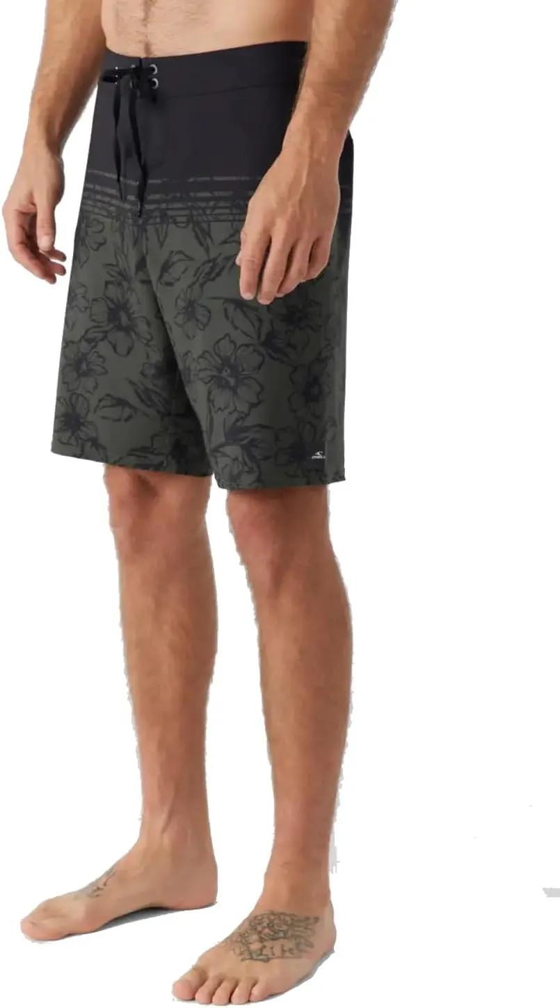 O'NEILL Men's Hyperfreak Heat 20" Swim Trunks - Quick-Dry, Stretch, and Comfortable Fit