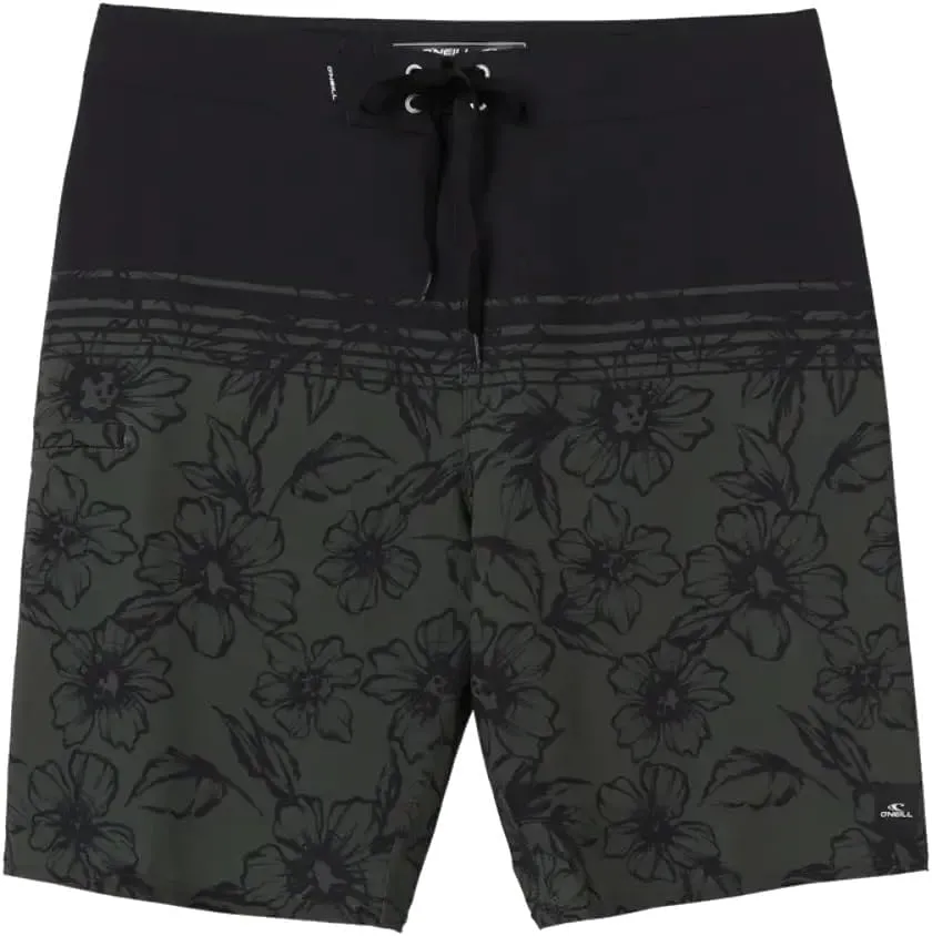 O'NEILL Men's Hyperfreak Heat 20" Swim Trunks - Quick-Dry, Stretch, and Comfortable Fit