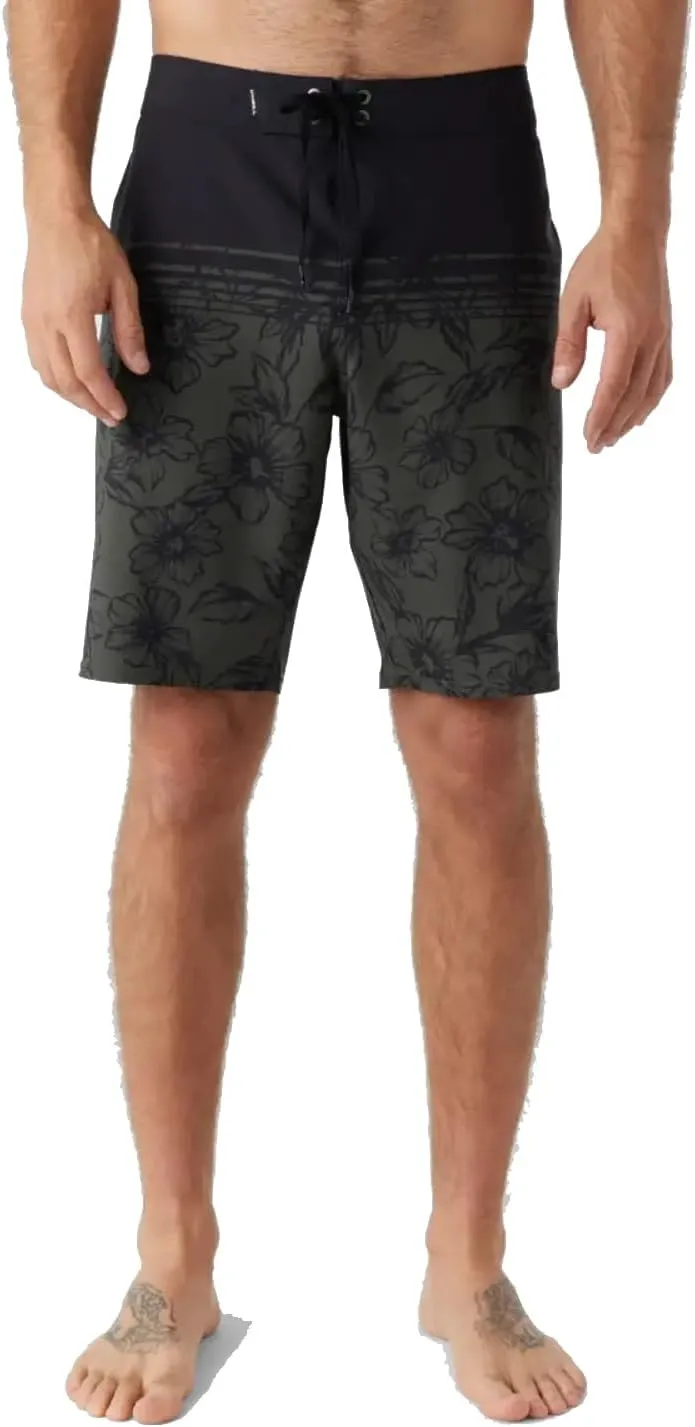 O'NEILL Men's Hyperfreak Heat 20" Swim Trunks - Quick-Dry, Stretch, and Comfortable Fit