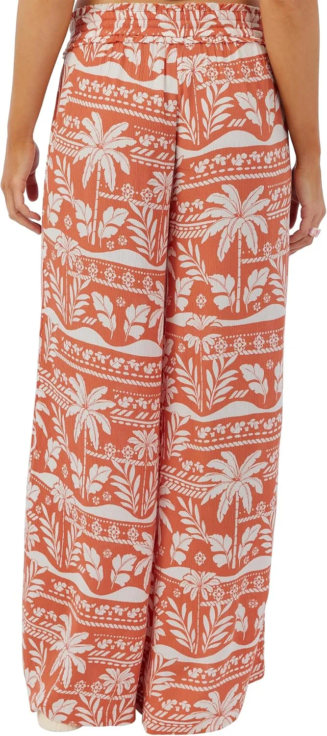 O'NEILL Women's Woven Wide Leg Pant - Comfortable and Casual Wide Leg Pants with Elastic Waist