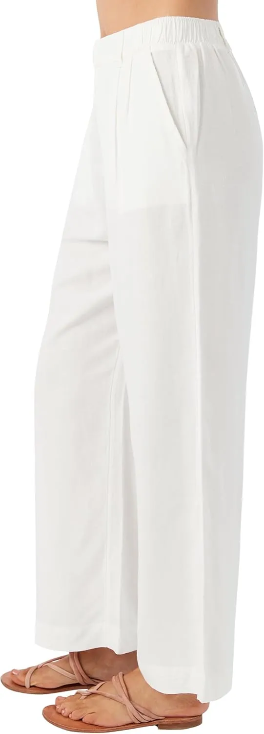 O'NEILL Women's Woven Wide Leg Pant - Comfortable and Casual Wide Leg Pants with Elastic Waist
