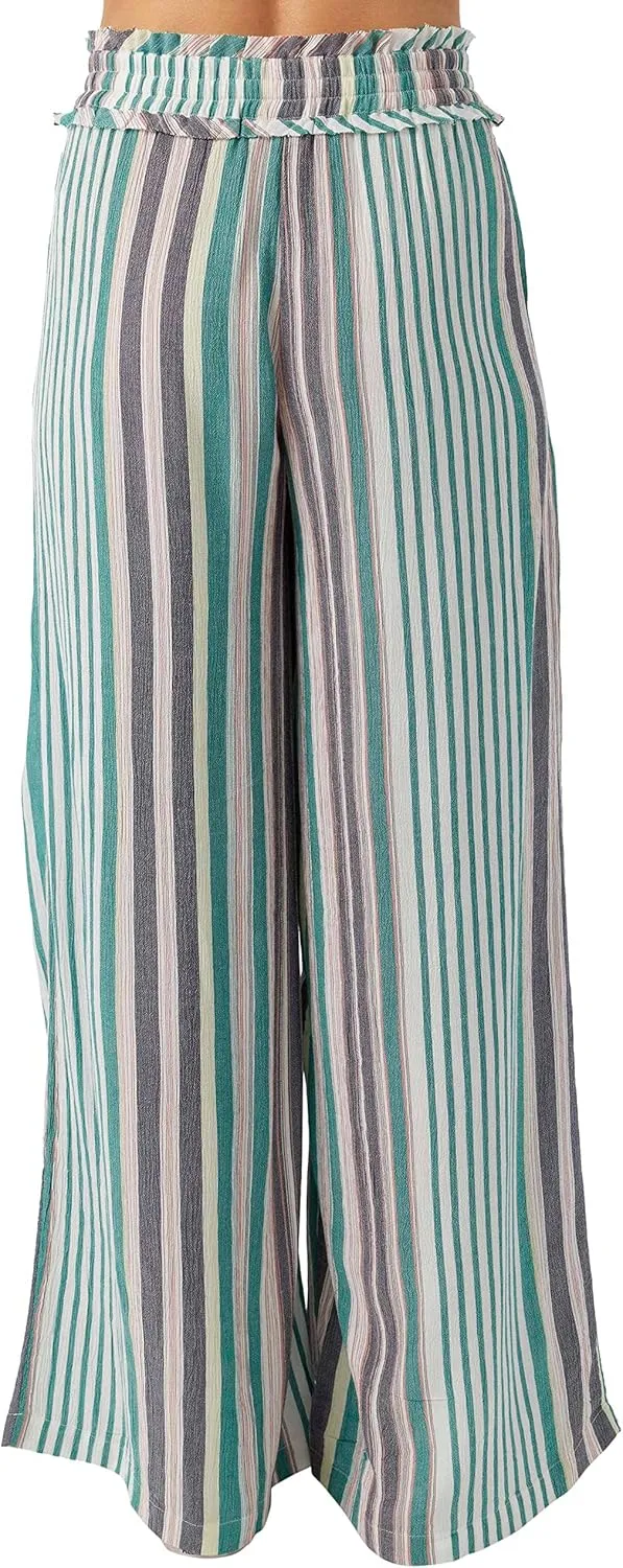 O'NEILL Women's Woven Wide Leg Pant - Comfortable and Casual Wide Leg Pants with Elastic Waist