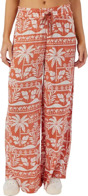 O'NEILL Women's Woven Wide Leg Pant - Comfortable and Casual Wide Leg Pants with Elastic Waist