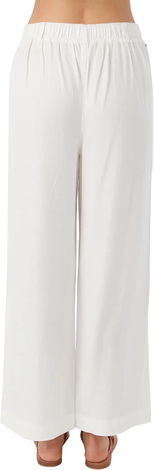 O'NEILL Women's Woven Wide Leg Pant - Comfortable and Casual Wide Leg Pants with Elastic Waist