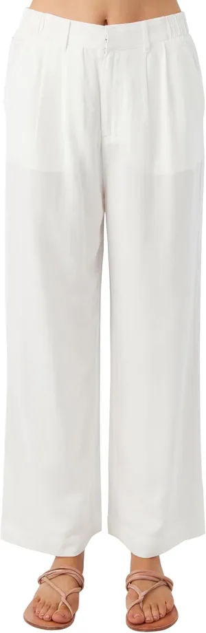 O'NEILL Women's Woven Wide Leg Pant - Comfortable and Casual Wide Leg Pants with Elastic Waist