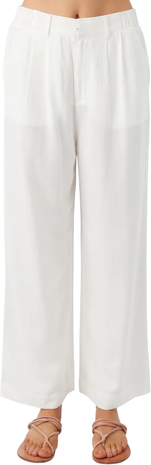 O'NEILL Women's Woven Wide Leg Pant - Comfortable and Casual Wide Leg Pants with Elastic Waist