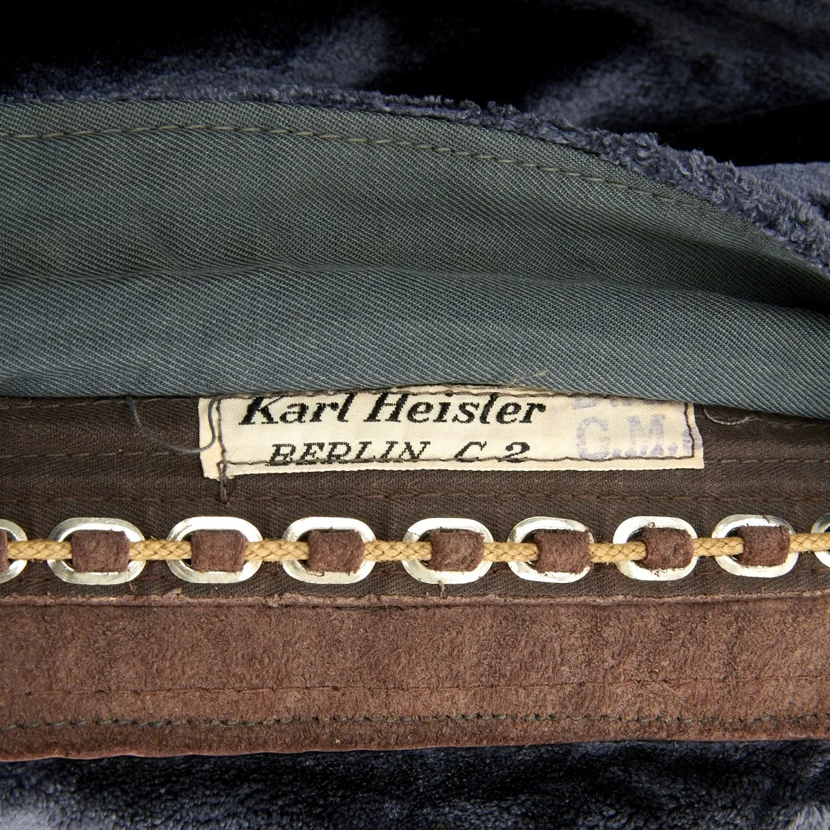 Original German WWII Luftwaffe Blue Winter Flying Suit by Karl Heisler