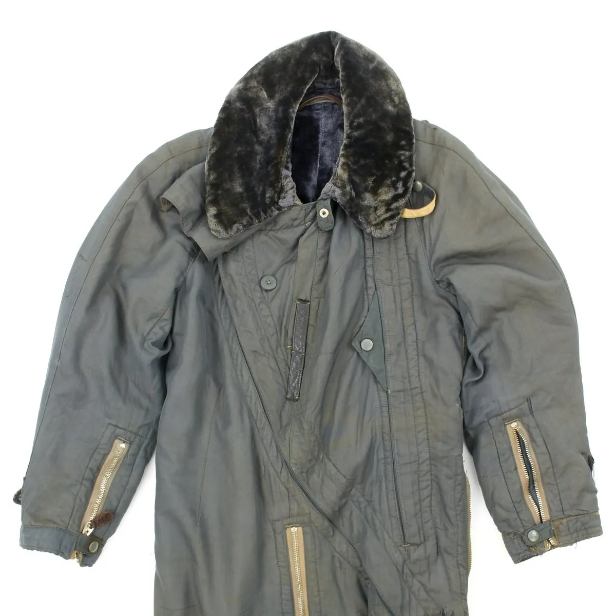 Original German WWII Luftwaffe Blue Winter Flying Suit by Karl Heisler