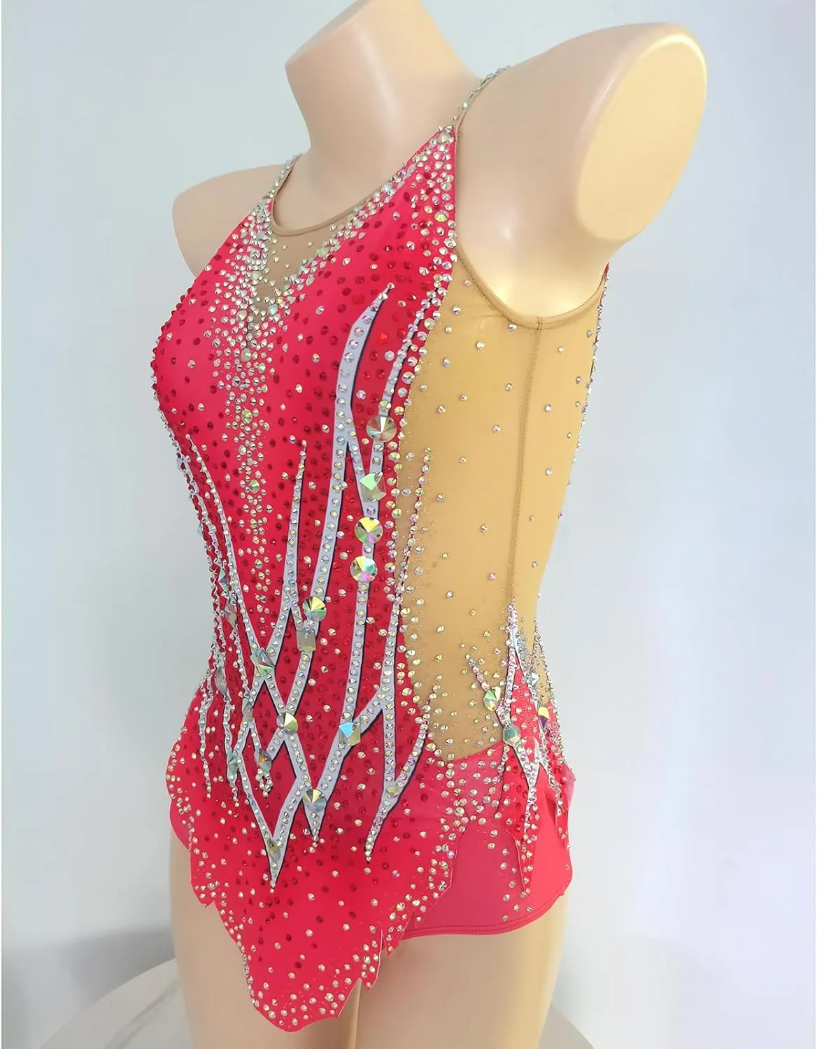 Pink Camisole Rhythmic Gymnastics Uniform for Girls Elegant and Comfortable Dance Outfit for Performance