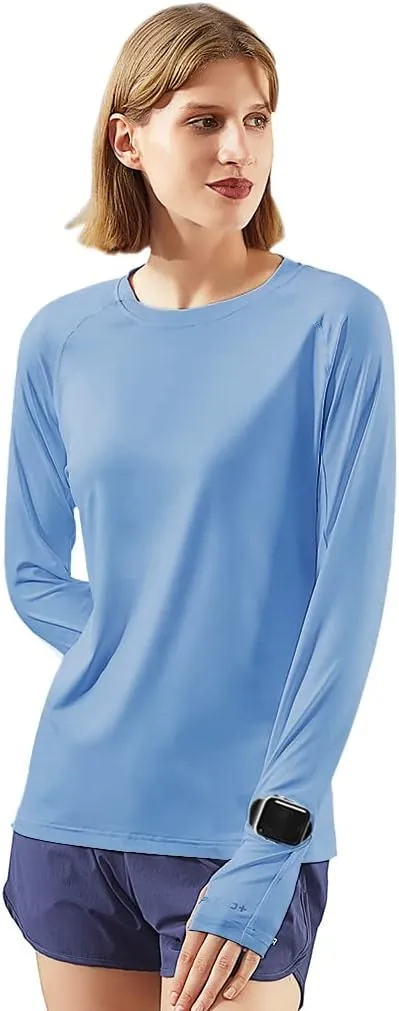 Pioneer Camp Womens Moisture Wicking Shirts Long Sleeve for Running Hiking Fishing Workout Shirt