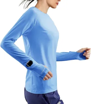 Pioneer Camp Womens Moisture Wicking Shirts Long Sleeve for Running Hiking Fishing Workout Shirt